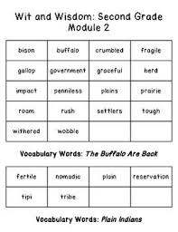 Wit And Wisdom Vocabulary 2nd Grade Module 2 Wit And Wisdom Vocabulary Words Vocabulary