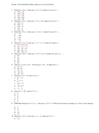 Check spelling or type a new query. Soal Uts Genap Matematika Kelas 10 Pemasaran