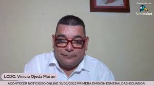 ACONTECER NOTICIOSO ONLINE 31-05-2022 PRIMERA EMISIÓN ESMERALDAS-ECUADOR