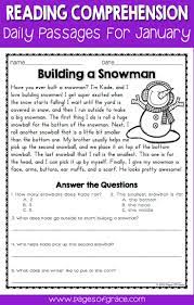 Reading Comprehension Passages And Questions For January Reading Comprehension Strategies Reading Comprehension Passages Reading Comprehension