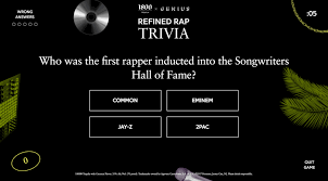 Have fun making trivia questions about swimming and swimmers. Genius 1800 Tequila Present Refined Rap Trivia Play For Your Chance To Compete Against Vic Mensa Genius