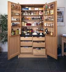 Maybe you would like to learn more about one of these? House Tall Kitchen Larder Cupboard Freestanding Kitchen Storage Kitchen Pantry Design Pantry Design Stand Alone Kitchen Pantry