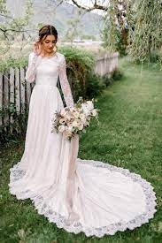 Long sleeve vintage wedding dresses. 2020 Vintage Lace Bride Wedding Dress Long Sleeves Loveangeldress