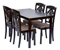 Maybe you would like to learn more about one of these? Shilpi Handcrafted Wooden Leaf Design Decor Chairs Back Modern Look 4 Seater Dining Table In Standard Size Amazon In Furniture