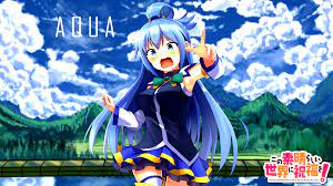 Please contact us if you want to publish an aqua konosuba wallpaper on our site. Aqua Konosuba Hd Wallpaper Hintergrund 1920x1080