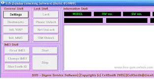 Samsung v200/e317/e316/x426/x427/s300/s307 y no c que otros. Sunday Unlocking Software Sus 051008