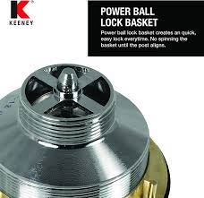 Keeney's \work horse\ sink strainer features a stainless steel basket with safety rolled edges and a neoprene stopper for secure connections. Buy Keeney K1439brz Deep Thread 3 5 In Cast Brass Kitchen Sink Strainer Inch Opening Oil Rubbed Bronze Online In Turkey B075hfst7n