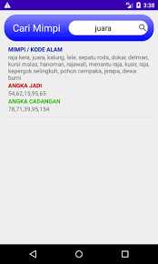 Jul 27, 2021 · dikatakan kode alam, karena kita melihat fenomena alam yang terjadi pada kita dan umumnya terjadi tanpa kita kehendaki atau tanpa kita rencanakan sebelumnya. Mimpi 1001 For Android Apk Download
