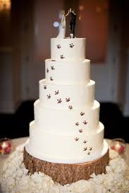 Pawprint Cake Wedding Cakes Dog Dog Cake Topper Wedding Cake Toppers