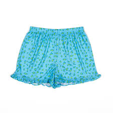 Intimo Ty Beanie Boo Girls Little Leona The Leopard Beanie Boo Ruffle Pajama Short Set