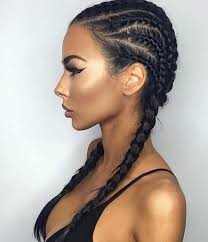 These simple & cute braided hairstyles for long hair are awaiting for you. Tight Braids Braided Hairstyles Boxer Braids Hairstyles Hair Styles