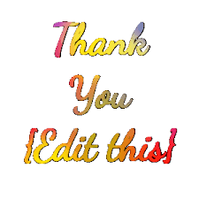 Emojis that move have a way of grabbing people's attention and help them focus on what it is you have to say. Thank You Gif Thank You 1 Editable Gifs