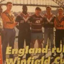 The 7 English Stars In The Nswrl Winfield Cup 1989 Ellery Hanley Andy Currier Martin Offiah Hugh Waddell Joe Lydon Shaun Ed Rugby League League Winfield