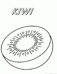 With so many nutrients, it's no wonder that the benefits of kiwi for your health are also abundant. Kiwi Fruit Coloring Pages