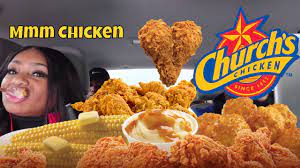 Church S Fried Chicken Mukbang In St Louis Fried Chicken Fries Mukbang