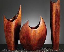 فازات خشبية انيقة للمجالس انتيكات تحفة تحف منزلية انيقة Decor Vase Antiques