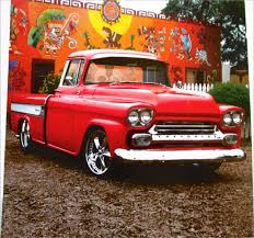 Image result for Red 1958 Truck