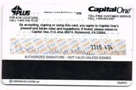 Credit one closed and pif Bank Card Visa Platinum Capital One United States Of America Col Us Vi 0094 01