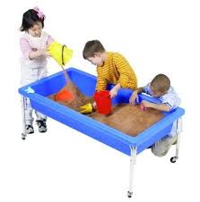 Amazon Com Children S Factory Sand And Water Table And Lid Toys Games Sand And Water Table Sand And Water Water Table