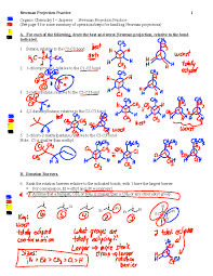 Newman Projections Practice Problems-Answers -  Newmanठ⃚Projectionठ⃚Practiceठ⃚ 1ठ⃚ Organic Chemistry - Studocu