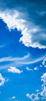 Camping sur un spot parfait pour observer le ciel nocturne. Wallpaper Blue Sky White Clouds Nature Scenery 2880x1800 Hd Picture Image