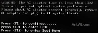 My computer charger is longer charging my computer. Fix The Ac Power Adapter Type Is Incorrect Or Cannot Be Determined Warning Message At Startup In Laptops Askvg