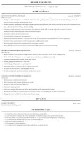 View hundreds of auto finance manager resume examples to learn the best format, verbs, and fonts to use. Automotive Service Manager Resume Sample Mintresume