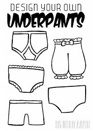 Set of panties and bra decorated with polka dots and lace coloring and printable page. Http X2f X2f Azcoloring Com X2f Coloring Page X2f 1810965 Book Activities Captain Underpants Summer Reading Program