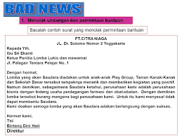 Gambar contoh pesan good news dan goodwill terlengkap 2019. Penulisan Pesan Bisnis Ppt Download