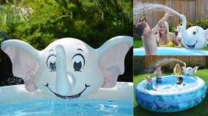 Kids Inflatable Elephant Swimming Pool Available At Costco Canada Youtube