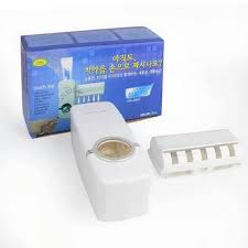 Jual Tooth Paste Dispenser Tooth Brush Holder Odol Pasta Gigi Tempat Sikat Putih Smartindonesia Tokopedia Sikat Pasta Gigi Tempat