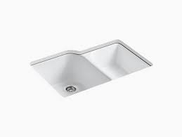 Kraus outlast stainless steel undermount 50/50 double bowl sink. Executive Chef Undermount Kitchen Sink W Four Holes K 5931 4u Kohler Kohler
