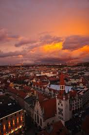 Sunset Munich Germany Places Around The World Places To Travel Travel