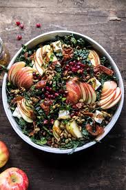 Fall Harvest Honeycrisp Apple And Kale Salad Half Baked Harvest Recipe In 2020 Autumn Salad Recipes Harvest Recipes Autumn Salad