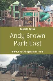Kids love this park because it's huge and there's so much to explore. Andy Brown Park East Kid Country Coppell Tx Backyard Backyard Design Wooden Swing Set