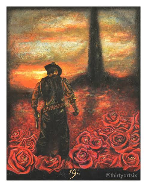 The Dark Tower - Stephen King - Gunslinger - Painting Art Print 11x14" -  Etsy