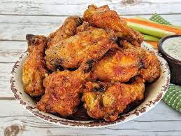 Harissa Orange Chicken Wings With Tahini Ranch L Oven Air Fryer Directions