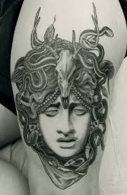 Cherry blossom and snake leg tattoo for women. 30 Scary Medusa Tattoos Design Ideas And Placement Tips Body Tattoo Art