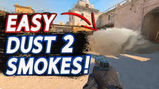 CS2 Dust 2 Smokes Guide | The Easy Smokes You NEED To Know - YouTube