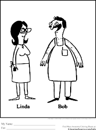 Printable mother day coloring page color free arts and crafts. Bobs Burgers Coloring Pages Free To Print Coloring Pages Bobs Burgers Print