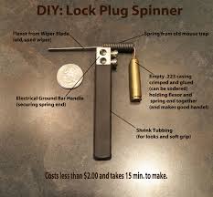 Lock picks are pins that allow you to manipulate the components of a lock even without an original key. Diy Lock Plug Spinner Works Flawlessly Made From Spare Parts Diy Lock Lock Picking Tools Secret Hiding Places