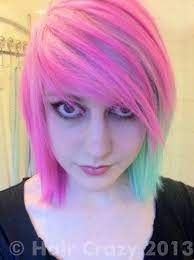 Jesscharlie1 Directions Apple Green Directions Flamingo Pink Multi Colored Hair Hair Photo Coloured Hair