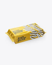 Download Glossy Snack Pack Mockup Half Side View High Angle Shot In Flow Pack Mockups On Yellow Images Object Mockups Mockup Free Psd Free Psd Mockups Templates Stationery Mockup