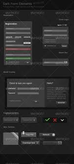 Dark Form Elements Dark Color Palette Form Dark Site