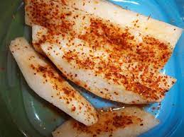 Jicama With Fresh Lime Juice And Tajin A Chile Limon Powder Food Colorful Recipes Healthy Snacks
