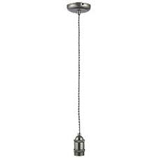 Decorative blown glass bedroom pendant: Inlight Shade Es Ceiling Pendant Light Cable Set Pewter Black 42w Pendant Lights Screwfix Com