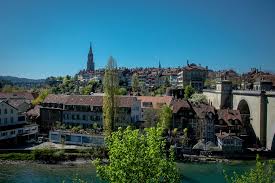 Floating through bern, swiss capital & urban swimming paradise. Cityscape With River Aare Bern Switzerland Kasadoo