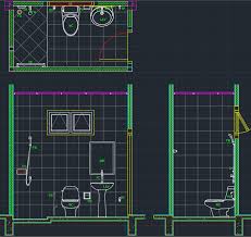 Tile comes in a wide variety of colors, patterns and styles, and installing a colorful tile backsplash, floor or countertop can help liven up otherwise dull spaces. Bathroom Layout Cad Block And Typical Drawing