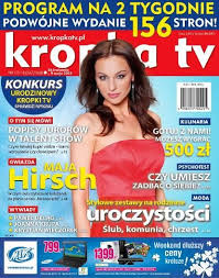 Kiedy serial wróci na antenę? Maja Hirsch Kropka Tv Magazine 26 April 2013 Cover Photo Poland
