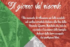 Questo quanto spiega casapounbd in una nota Giorno Del Ricordo Il Comune E La Consulta Giovani Di Oristano Commemorano Le Vittime Delle Foibe S H Magazine